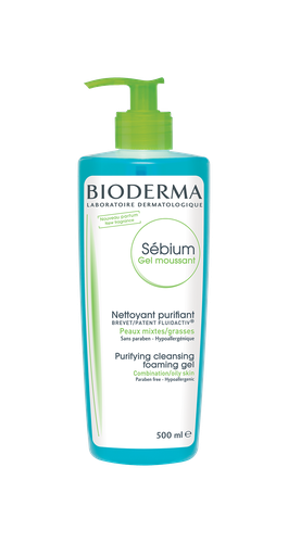 Image Bioderma Sébium moussant, gel nettoyant purifiant peau grasse
